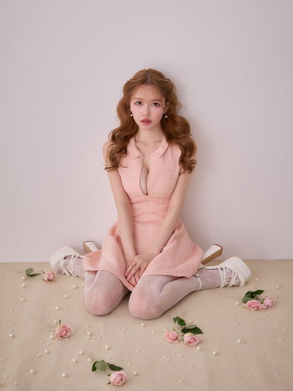 ピンク　モデル：ゆめ　身長：160cm　着用サイズ：Sサイズ