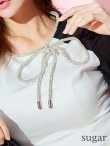 ホワイト×ブラック モデル：まりん　身長：164cm　着用サイズ：7号(Sサイズ)