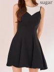 ホワイトxブラック モデル:ゆめ 身長:160cm 着用サイズ:Sサイズ