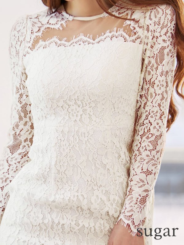 アイボリー　モデル：真優川咲　身長：158cm　着用サイズ：Sサイズ