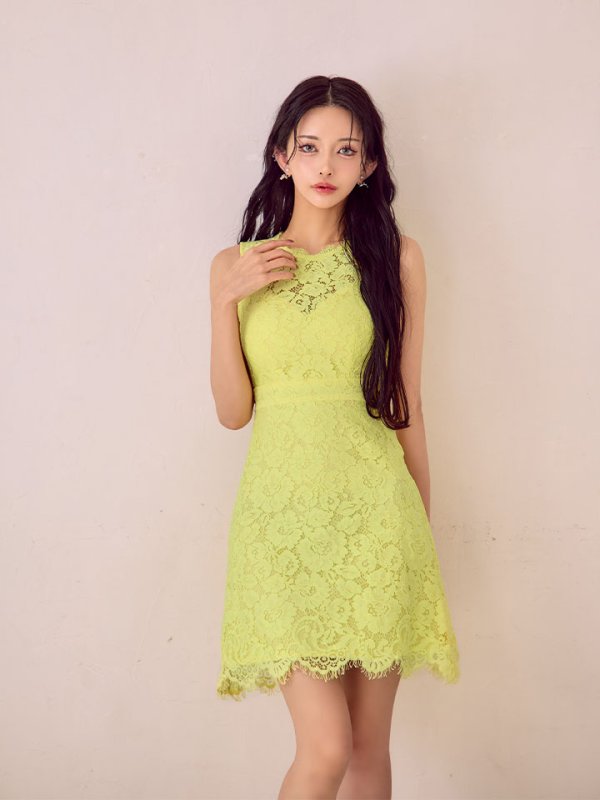 イエロー　モデル：まおちゃる　身長：156cm　着用サイズ：Sサイズ