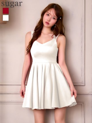 ミニドレス：ホワイト(白)｜キャバドレス・ミニドレス通販はsugar