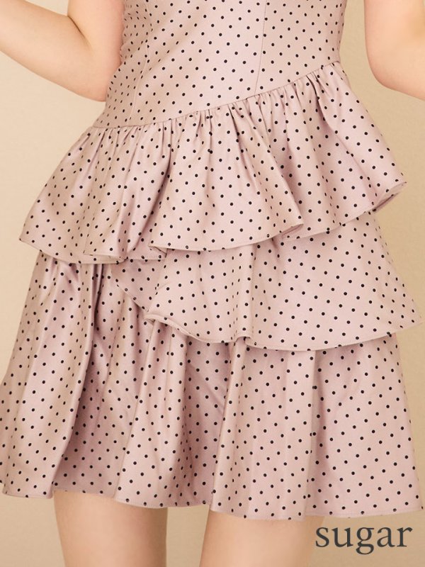 ピンク　モデル：ゆめ　身長：160cm　着用サイズ：7号(Sサイズ)