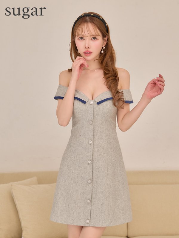 グレー　モデル：ゆめ　身長：160cm　着用サイズ：Sサイズ