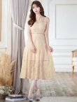 画像19: XS-Lサイズあり【ERUKEI エルケイ】フラワーレース/ Aライン/ ミモレ丈/ ノースリーブ/ ワンピース/ ミディアムドレス/ キャバドレス[OF2] (19)