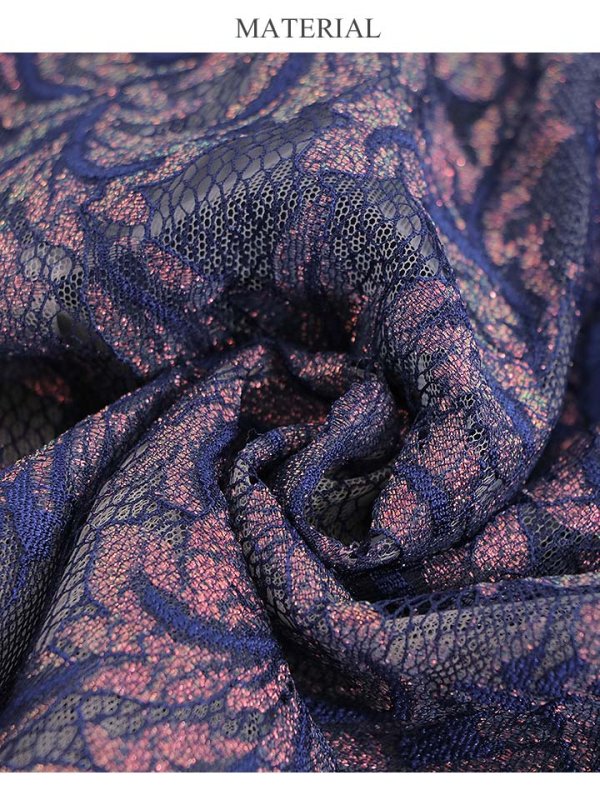 画像29: XS-Lサイズあり【ERUKEI エルケイ】フラワーレース/ Aライン/ ミモレ丈/ ノースリーブ/ ワンピース/ ミディアムドレス/ キャバドレス[OF2] (29)