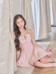 ピンク　モデル：せいは　身長：160cm　着用サイズ：7号(Sサイズ)