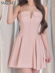 ピンク　モデル：せいは　身長：160cm　着用サイズ：7号(Sサイズ)