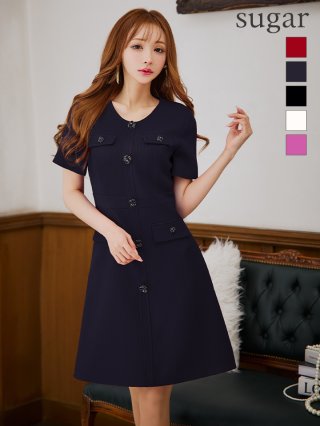 エルケイ　ツィードドレス ERUKEI エルケイ】ツイード/ ノースリーブ/ タイト/ ワンピース