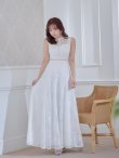 画像10: XS-Lサイズあり【ERUKEI エルケイ】総レース/ ノースリーブ/ Aライン/ ロングドレス/ キャバドレスlong[OF2] (10)
