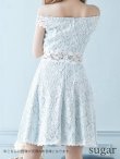 画像10: XLサイズあり【ERUKEI エルケイ】総レース/オフショル/フレア/ミニドレス /キャバドレス[OF2] (10)