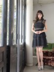 画像11: XS-Lサイズあり【SETTAN/セッタン】ケミカルレース/ ボートネック/ ノースリーブ/ワンピース/ミニドレス/ キャバドレス[OF2] (11)