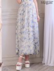 ホワイト×ブルー　モデル：るりぴ　身長：165cm　着用サイズ：７号（Sサイズ）