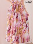 ピンク　モデル：真優川咲　身長：158cm　着用サイズ：7号(Sサイズ)着用