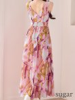 ピンク　モデル：真優川咲　身長：158cm　着用サイズ：7号(Sサイズ)着用