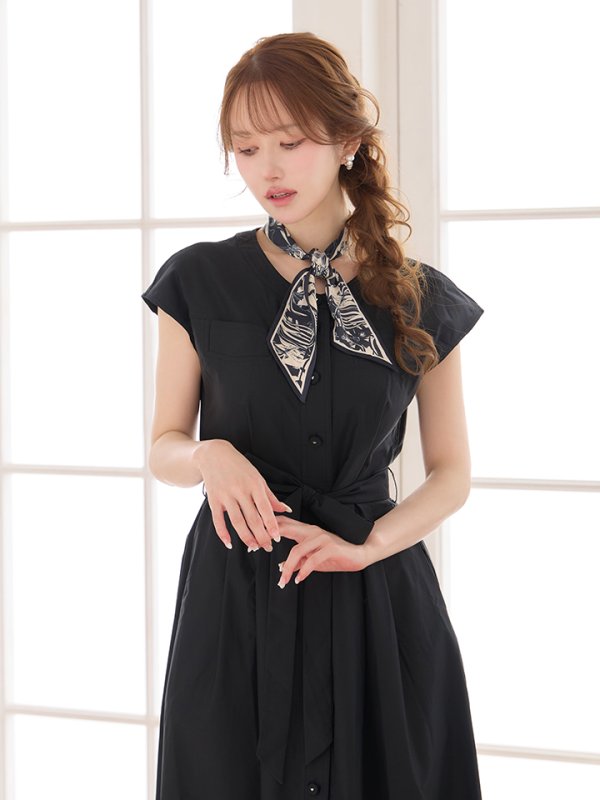 ブラック　モデル：ゆめ　身長：160cm　着用サイズ：7号(Sサイズ)