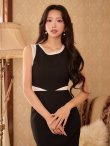 ブラック モデル：ゆいぴす　身長：170cm　着用サイズ：Sサイズ