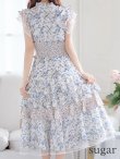 画像9: 【ERUKEI エルケイ】花柄/フリル/ マキシ丈/ワンピース/ミニドレス/ キャバドレス[OF2] (9)