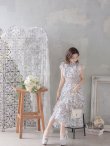 画像4: 【ERUKEI エルケイ】花柄/フリル/ マキシ丈/ワンピース/ミニドレス/ キャバドレス[OF2] (4)