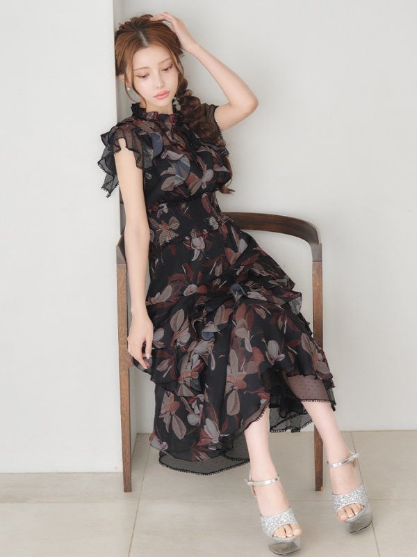 ブラックxブラウン　モデル：ももか　身長156cm　着用サイズ：Sサイズ