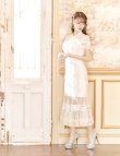 画像31: XS-Lサイズあり【SETTAN/セッタン】フラワーレース/ リボンネック/ フリル/ マキシ丈/ワンピース/ミニドレス/ キャバドレス[OF2] (31)