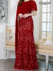 画像28: XS-Lサイズあり【SETTAN/セッタン】マーメイド/ ワンカラー/ レース/ ケープ風/ ロングスリープ/ ロングドレス / キャバドレス long[OF2] (28)