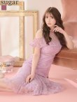 【SETTAN/セッタン】フラワーレース/ パステルカラー/ フリル/ マキシ丈/ワンピース/ミニドレス/ キャバドレス