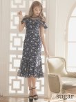 画像7: XS-Lサイズあり【SETTAN/セッタン】フラワーレース/ パステルカラー/ フリル/ マキシ丈/ワンピース/ミニドレス/ キャバドレス[OF2] (7)