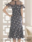 画像9: XS-Lサイズあり【SETTAN/セッタン】フラワーレース/ パステルカラー/ フリル/ マキシ丈/ワンピース/ミニドレス/ キャバドレス[OF2] (9)
