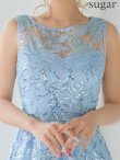 ブルー　モデル：如月れい　身長：156cm　着用サイズ：Sサイズ