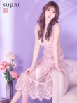 画像10: XS-Lサイズあり【SETTAN/セッタン】フラワーレース/ ドットチュール/ Aライン/ ミモレ丈/ ワンピース/ ミニドレス/ キャバドレス[OF2] (10)