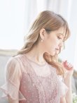 画像2: XS-Lサイズあり【SETTAN/セッタン】フラワーレース/ パフスリーブ/ ミモレ丈/ ワンピース/ ミニドレス/ キャバドレス[OF2] (2)