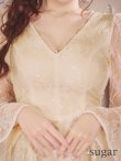 アイボリー　モデル：りな　身長：160cm　着用サイズ：7号(Sサイズ)着用