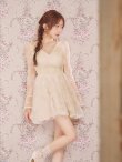 アイボリー　モデル：りな　身長：160cm　着用サイズ：7号(Sサイズ)着用