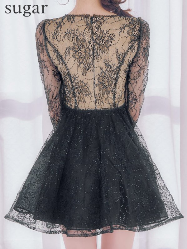 ブラック モデル：せいは　身長：160cm　着用サイズ：7号(Sサイズ)着用