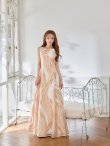 ゴールドxピンク　モデル：真優川咲　身長：158cm　着用サイズ：7号(Sサイズ)
