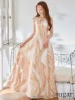ゴールドxピンク　モデル：真優川咲　身長：158cm　着用サイズ：7号(Sサイズ)