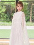 ホワイト　モデル：るりぴ　身長：165cm　着用サイズ：7号(Sサイズ)