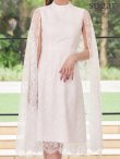 ホワイト　モデル：るりぴ　身長：165cm　着用サイズ：7号(Sサイズ)