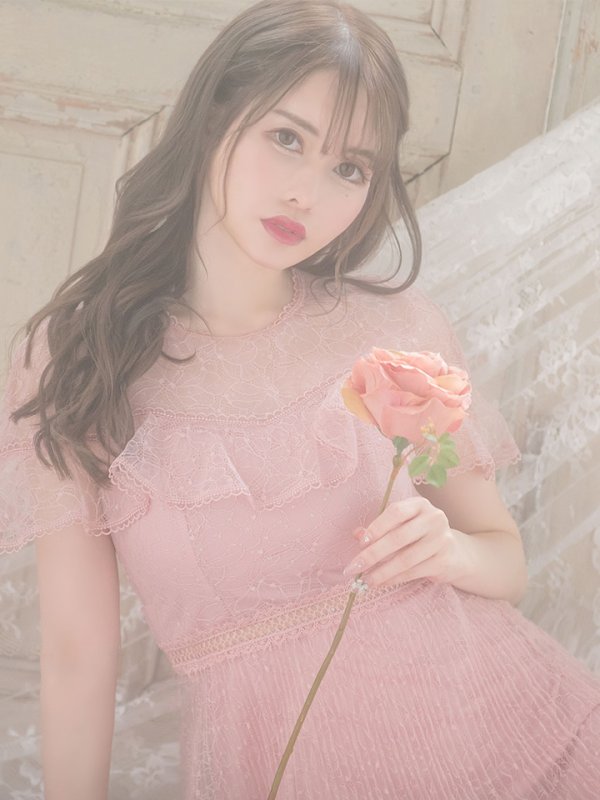 画像11: 【SETTAN/セッタン】総レース/ ショートスリーブ/ プリーツ/ ミモレ丈/ ワンピース/ ミニドレス/ キャバドレス[OF2] (11)