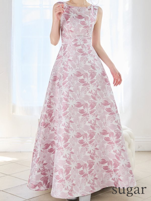 ピンクxシルバー　モデル：ゆめ　身長：160cm　着用サイズ：7号(Sサイズ)