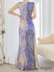 パープルxイエロー　モデル：如月れい　身長：156cm　着用サイズ：Sサイズ