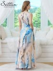 ブルーxオレンジ　モデル：Didi　身長：166cm　着用サイズ：7号(Sサイズ)着用