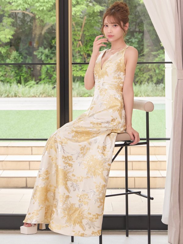 イエロー　モデル：るりぴ　身長：165cm　着用サイズ：7号(Sサイズ)