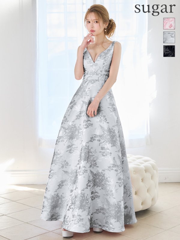 グレー　モデル：ゆめ　身長：160cm　着用サイズ：7号(Sサイズ)