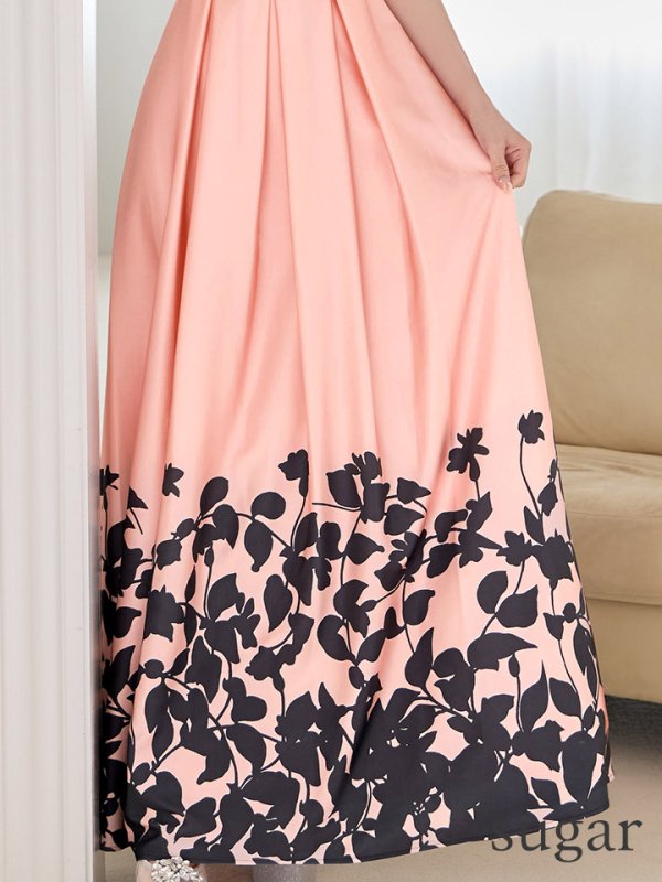 ピンクxブラック　モデル：ゆめ　身長：160cm　着用サイズ：7号(Sサイズ)