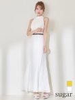 ホワイト　モデル：るりぴ　身長：165cm　着用サイズ：7号(Sサイズ)