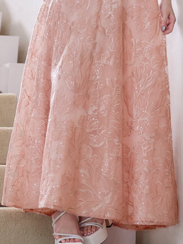 ピンク　モデル：るりぴ　身長：165cm　着用サイズ：7号(Sサイズ)着用
