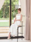 ホワイト　モデル：るりぴ　身長：165cm　着用サイズ：7号(Sサイズ)