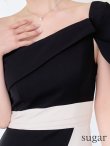 ブラックxアイボリー　モデル：ゆめ　身長：160cm　着用サイズ：Sサイズ